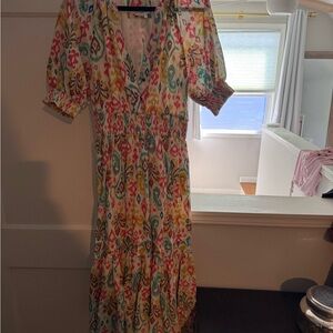 Anthropologie Multicolor Midi Dress